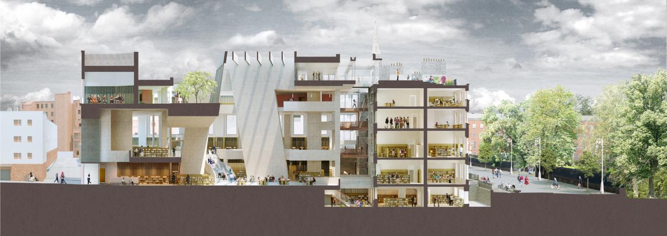 帕内尔广场文化中心和城市图书馆